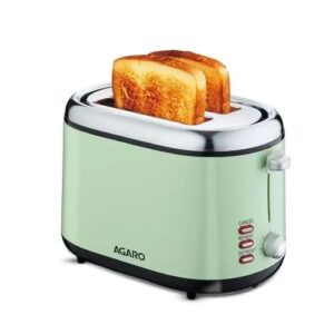 Agaro Royal 2 Slice Stainless Steel Pop Up Toaster