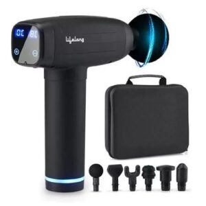 Lifelong LLGM09 Gun Massager Deep Tissue Body Massage Machine