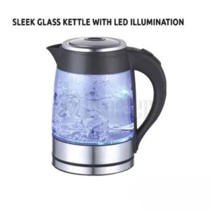 SLEEK Glass Kettle With LED Illumination H195