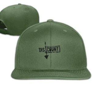 Arrow‑style Flat Visor Snapback Cap