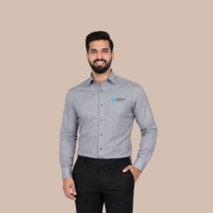 Grey Fil-à-Fil Shirt