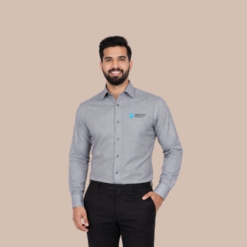 Grey Fil-à-Fil Shirt