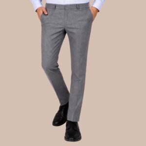 Grey Shirt in PC Suiting Fabric