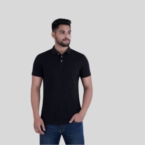 Jacquard Collar T-shirt