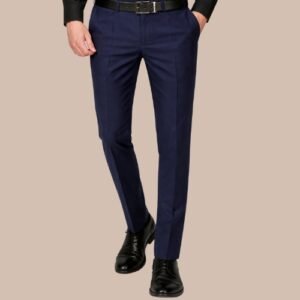 Navy Blue Shirt in PC Suiting Fabric