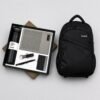 Premium Backpack Gift Set with Bottle & Wallet