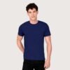 Round Neck Navy Blue T-shirt