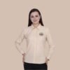 Elegant Beige Women’s Office Shirt