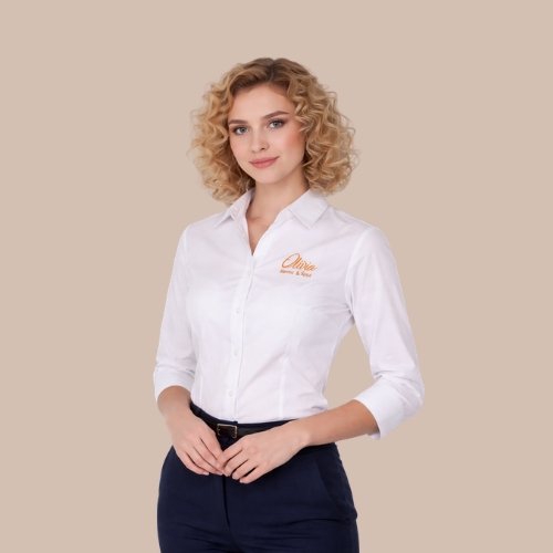 White Women’s Formal Shirt
